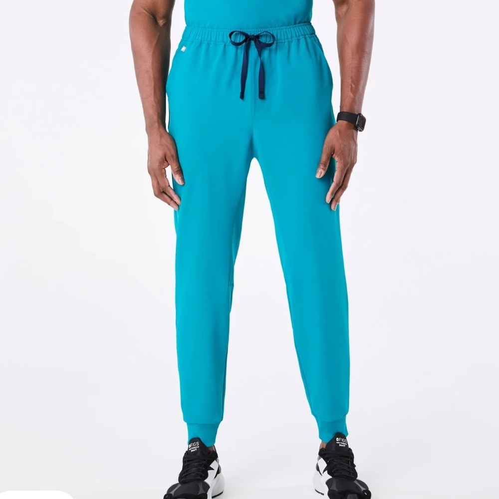 Figs Tansen Teal Joggers XS
